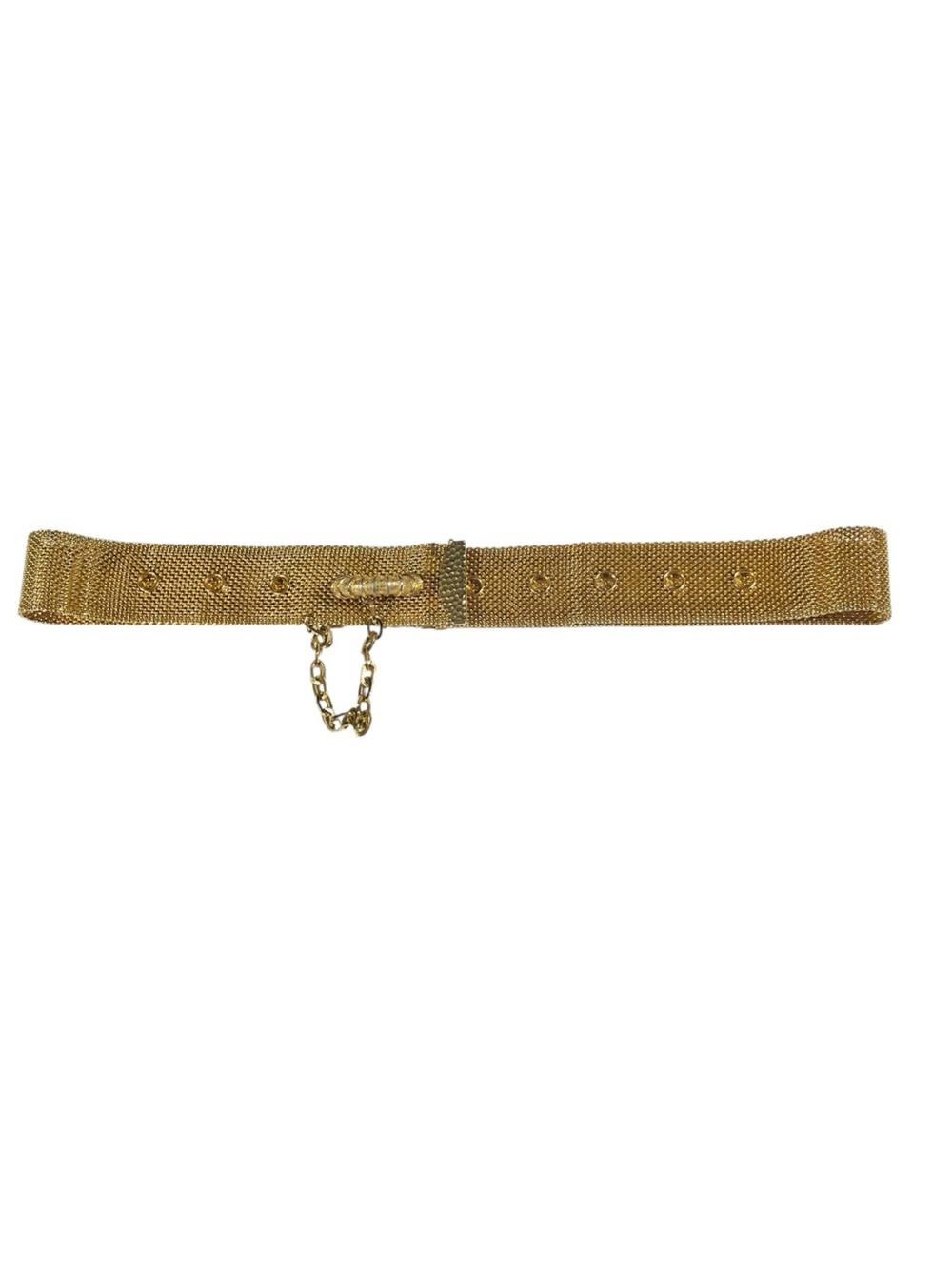 Vintage 1964 Sarah Coventry International Mesh Belt 60’s MCM Retro Gold Tone